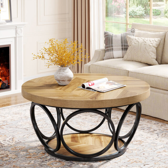 Frame Coffee Table with Storage