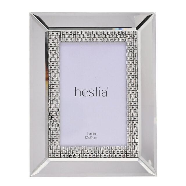 Silver Glass Picture Frame