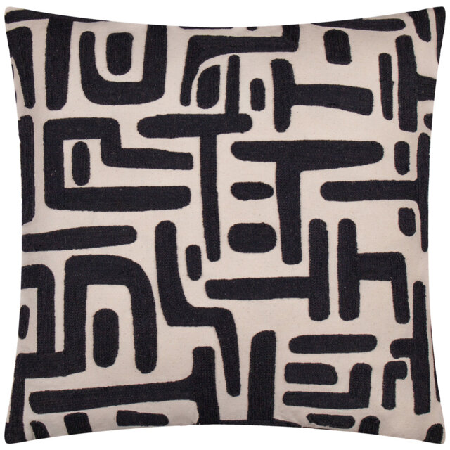 Brooke Polyester Cushion Abstract Square Cushion