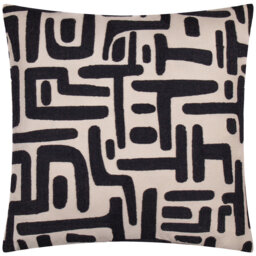 Brooke Polyester Cushion Abstract Square Cushion