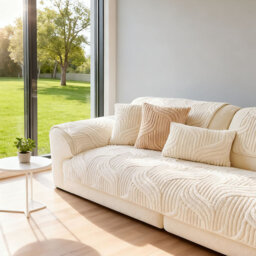 Non-Slip Sofa Cover in Durable Polyester