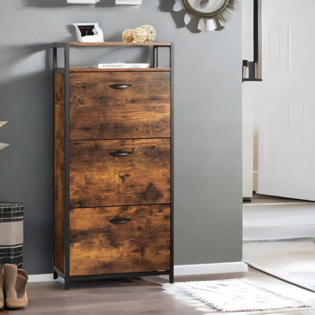 20 Pair Flip Down Shoe Storage