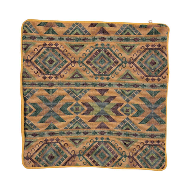 Geometric Jacquard Cushion