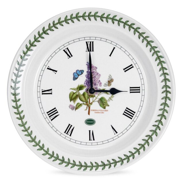 Portmeirion, Botanic Garden - Lilac Wall Clock