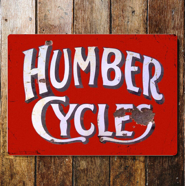 Humber Bicycle Cycles Bike Sign Wall Décor