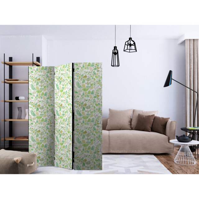 Room Divider - Plants Stained Glass [Room Dividers]