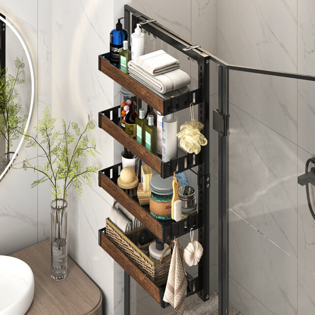 Zoee Steel Bathroom Shelves