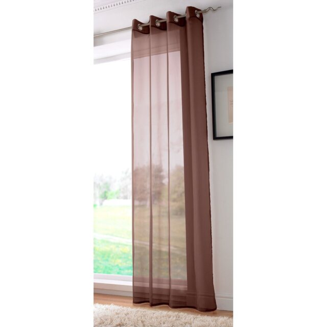 Jamie Eyelet Sheer Voile Curtain Panel