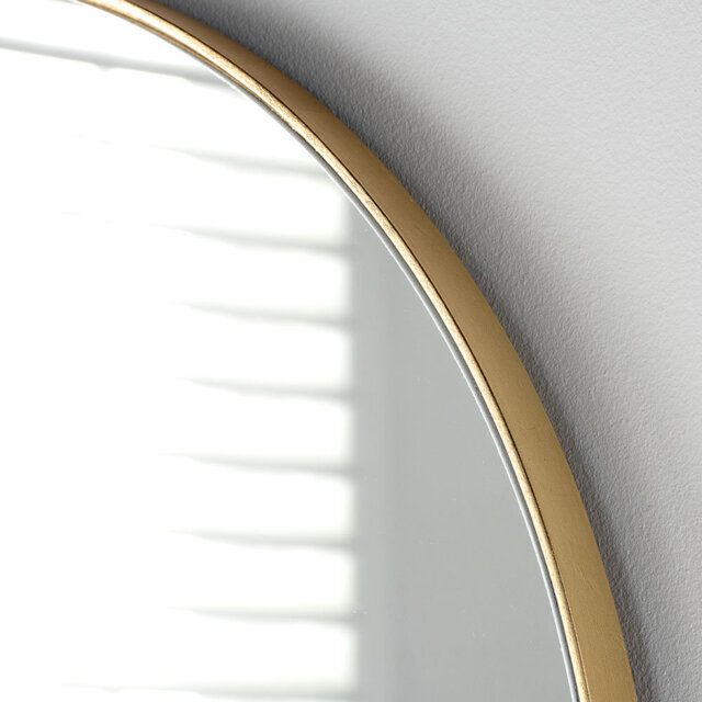 Slimline Oval Wall Mirror
