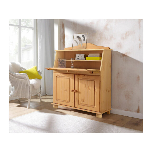 Piechota Solid Wood Base Secretary Desk