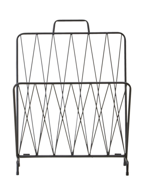 Alawna Metal Free Standing Magazine Rack