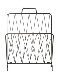 Alawna Metal Free Standing Magazine Rack