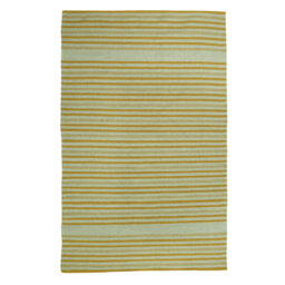 Bemis Hand Knotted Cotton Lime Rug