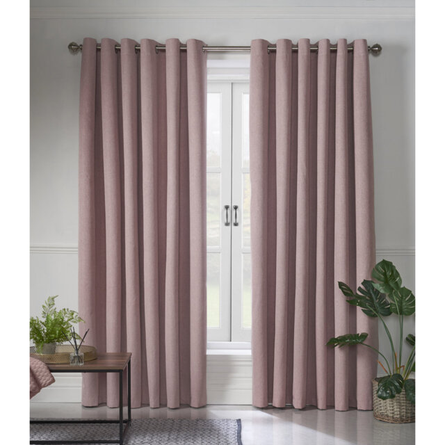 Bechard Blackout Linen Look Ring Top Curtains