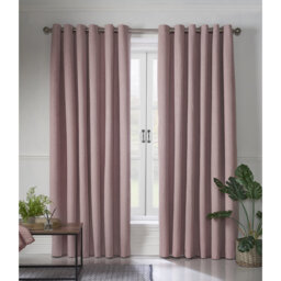 Bechard Blackout Linen Look Ring Top Curtains