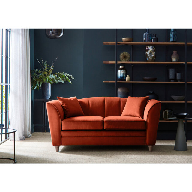 Laverton 2 Seater Velvet Flared Arm Sofa