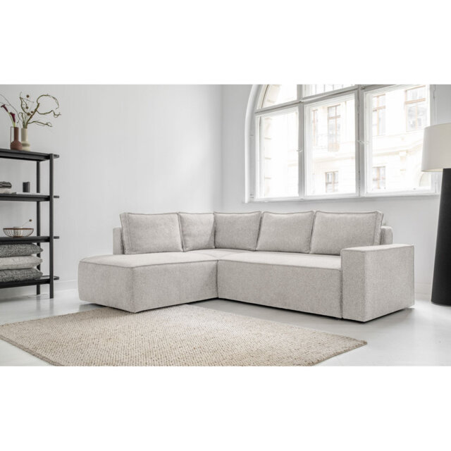 Brave Dave 6 Seater Corner Sofa Bed Chenille