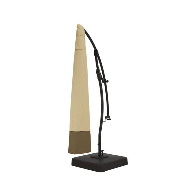 Beige Patio Garden Offset Umbrella Cover,(396 cm)