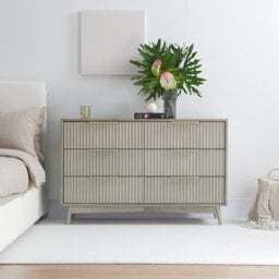 Monza - 6 Chest Of Drawers With Fluted Front