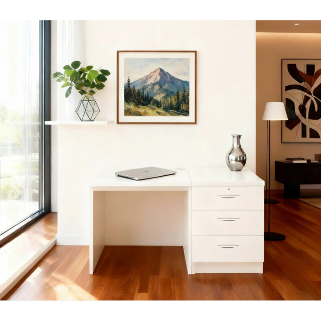 Walshaw Solid Wood Base Computer Desk