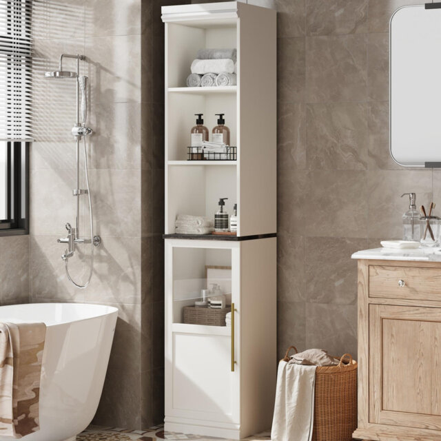 178.5cm H x 45.5cm W Composite Bookcase