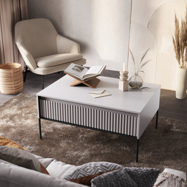 Amarian Four Leg Coffee Table with Storage