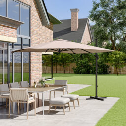 Aaron-Matthew 3m Square Cantilever Parasol