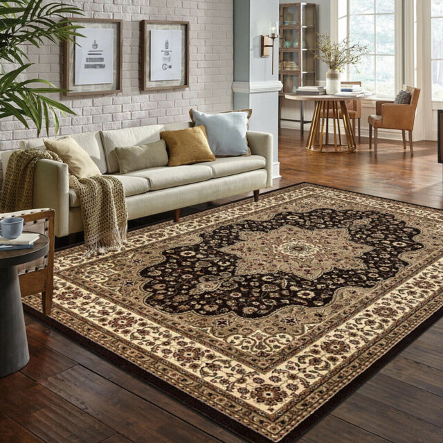 New Luxury Large Traditional Rugs For Bedroom Living Room Carpet Hallway Runner
