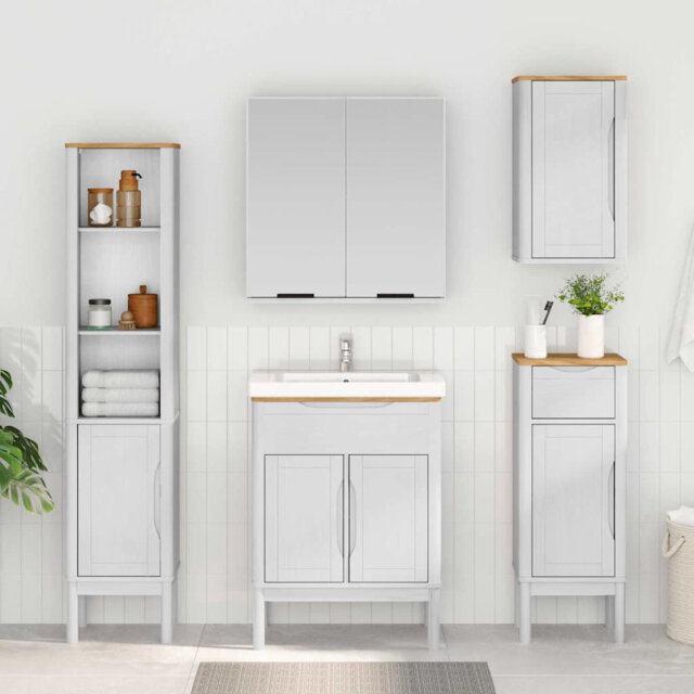 Solid Wood Bathroom Cabinet
