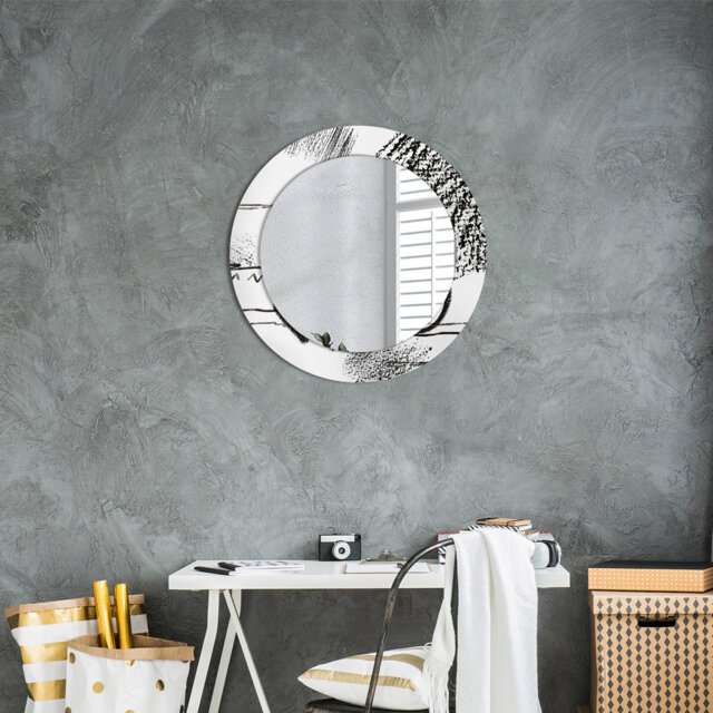 Huldar Glass Flat Wall Mirror