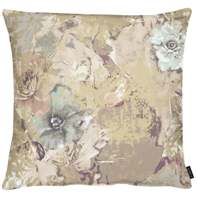 Modern Luxury Floral Square Cushion Cover