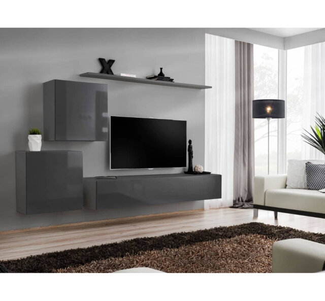 "Brittani Unfinished Floating Entertainment Centre for TVs up to 65"""