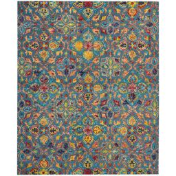 Guelph Wool Teal/Yellow Rug