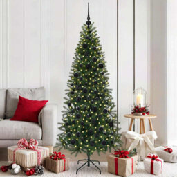 Artificial Christmas Tree with 300 LEDs  PE and PVC