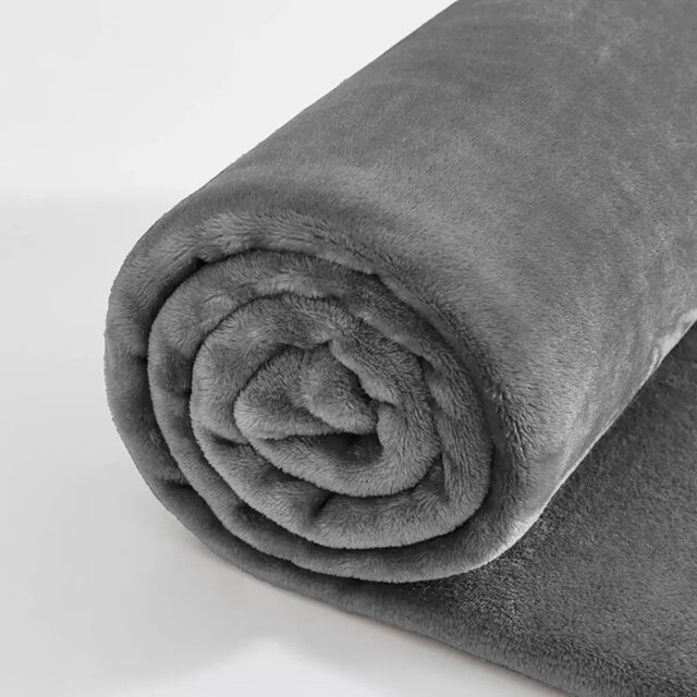Reversible Mink Faux Fur Plush Fleece Throw/ Blanket