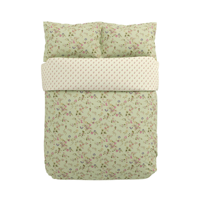 Nectar Fields Cotton Floral Duvet Cover Set
