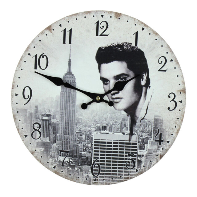 Ellston Wood Wall Clock