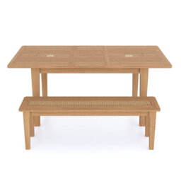 Arneta Extendable Oak Dining Table