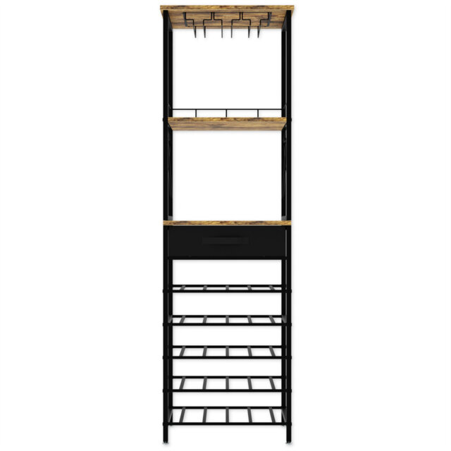 Metal wine rack for bottles, 20 bottles, wine, bottle rack, cellar rack, shelves, bottle holder, sturdy wine storage