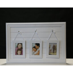 Pam White Wood Picture Frame