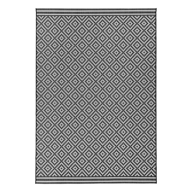 Aaima Patio Black / White Rug