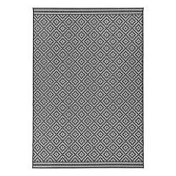 Aaima Patio Black / White Rug