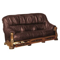 Dodsworth Faux Leather Sofa