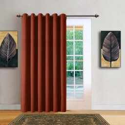 Aspire Homeware Linen 100% Blackout Single Panel Curtain for Complete Light Blocking and Better Sleep