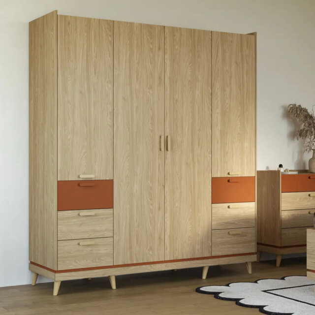 Manufactured Wood Wardrobe