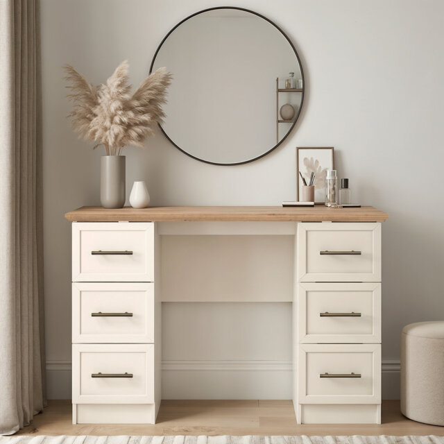 Cleverton 6 Drawer Modern Dressing Table