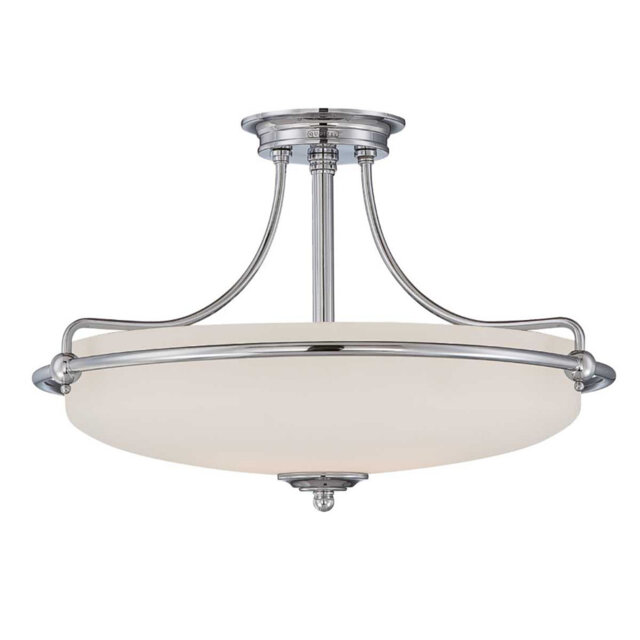 Elberta Glass Semi Flush Mount