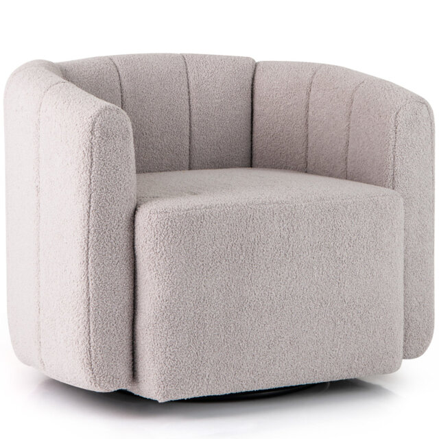 Upholstered Swivel Accent Chair