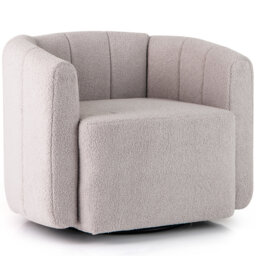 Upholstered Swivel Accent Chair