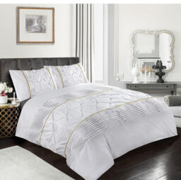 Nappanee Cotton Blend No Pattern Duvet Cover Set with Pillowcases
